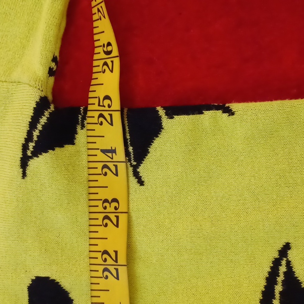 Neon Yellow Bat Sweater - Picture 6 of 13